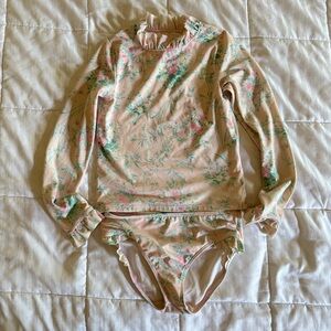 🤍Janie and Jack Pastel Ruffle Swimsuit🤍 size 8